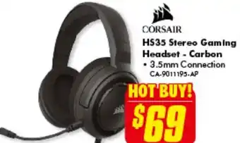 Corsair HS35 Stereo Gaming Headset Carbon CA-9011195-AP