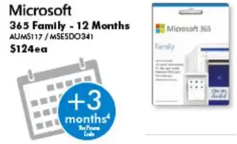Microsoft 365 Family AUMS117/MSESDO341