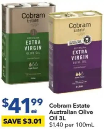 Ritchies Cobram Estate Australian Olive Oil 3L offer
