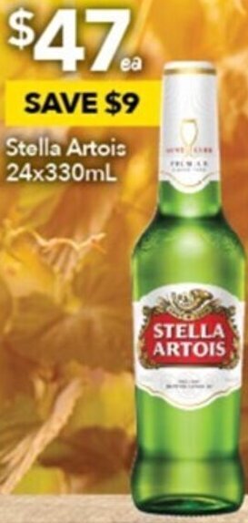 Ritchies Stella Artois 24x330ml offer