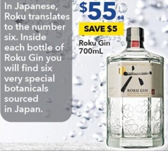 Ritchies Roku Gin 700ml offer