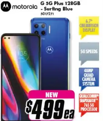 The Good Guys Motorola G 5G Plus 128GB 5017271 offer