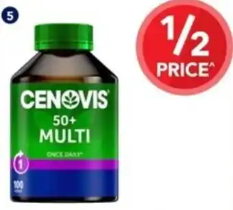 Amcal Pharmacies 50+ Multi Once Daily 100 Capsules offer