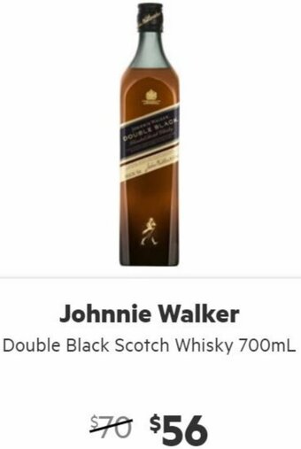 Johnnie Walker Double Black Scotch Whisky 700ml