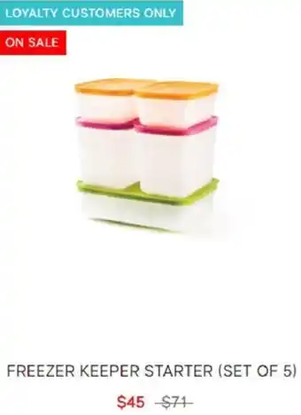 Freezer Keeper Starter (Set Of 5)