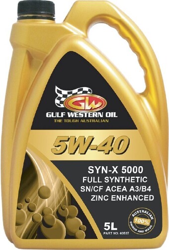 Autobarn Gulf Western Syn-X 5000 5W40 5LT offer