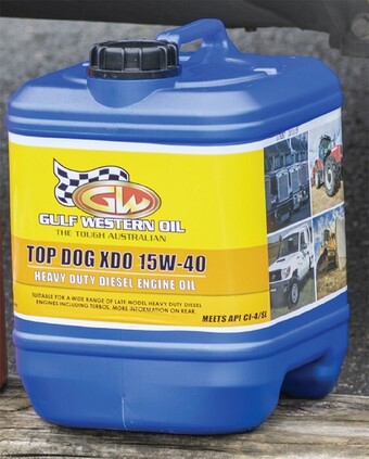 Autobarn Gulf Western Top Dog XDO Diesel 15W40 10LT offer