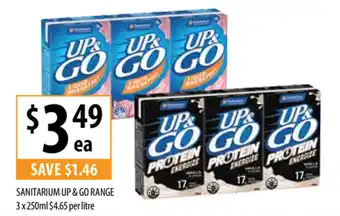 Supabarn Sanitarium & Go Range 3x250ml offer