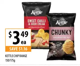 Kettle Chips Range 150/175g