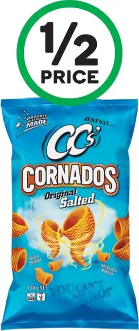 Woolworths CC’s Cheese 175g or Cornados 110g offer