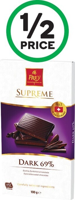 Woolworths Frey Chocolate Blocks 100g offer