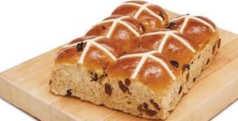 Woolworths Hot Cross Bun Varieties Pk 6-9* – Excludes Brioche Hot Cross Bun Varieties offer