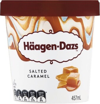 Woolworths Haagen Dazs Ice Cream 420-457ml – From the Freezer offer