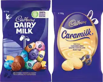 Woolworths Cadbury Mini Egg Bag Varieties 110-125g offer