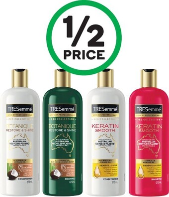 Woolworths TRESemme Shampoo or Conditioner 675ml offer