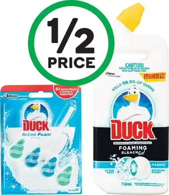 Woolworths Duck Active Foam 38.6g or Deep Active Gel 750ml offer