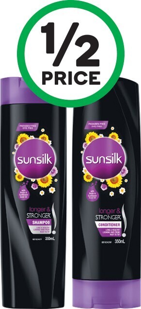 Woolworths Sunsilk Shampoo or Conditioner 350ml offer