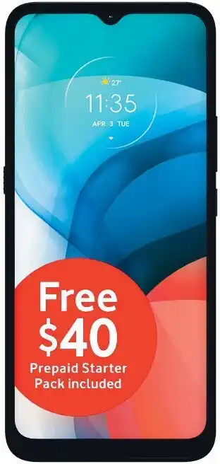 Woolworths Vodafone Motorola E7# offer
