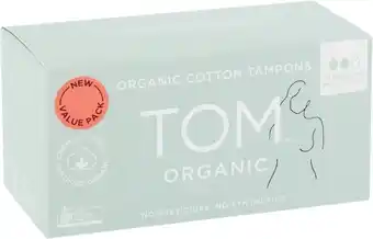 Woolworths TOM Organic Bulk Tampons Pk 32 offer