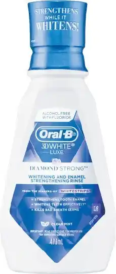 Woolworths Oral-B 3D White Luxe Diamond Mouthwash 473ml offer