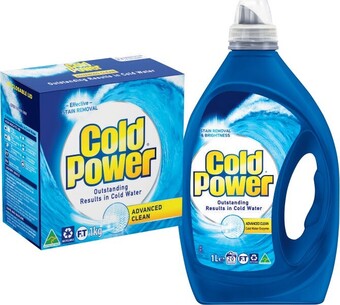 Coles Cold Power Powder 1kg or Liquid 1 Litre offer