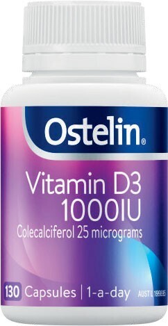 Coles Ostelin Vitamin D3 1000IU Capsules 130 Pack offer