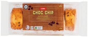 Coles Coles Muffin Bars 10 Pack 420g offer