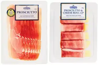 Coles Provedore Prosciutto 100g or Prosciutto & Cheese Roll-Ups 85g offer
