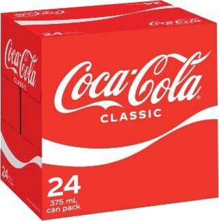 Coles Coca-Cola Soft Drink 24x375mL offer