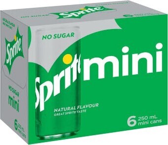 Coles Coca-Cola, Fanta or Sprite Mini Soft Drink 6x250mL offer