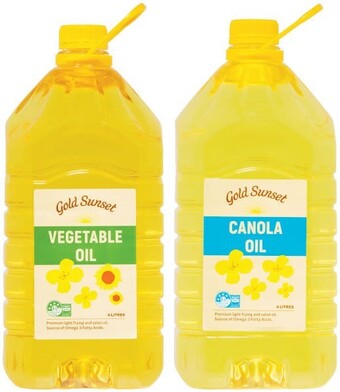 Coles Gold Sunset Oil 4 Litre offer