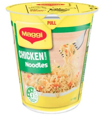 Coles Maggi Noodles Cup 58g-65g offer