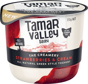 Coles Tamar Valley Creamery Yoghurt 170g offer