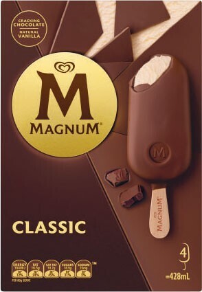 Coles Streets Magnum Sticks 4 Pack-6 Pack offer