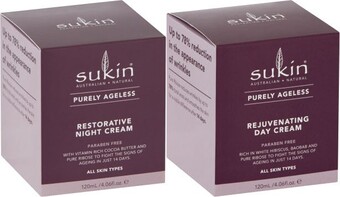 Sukin Purely Ageless Restorative Night Cream or Rejuvenating Day Cream 120mL