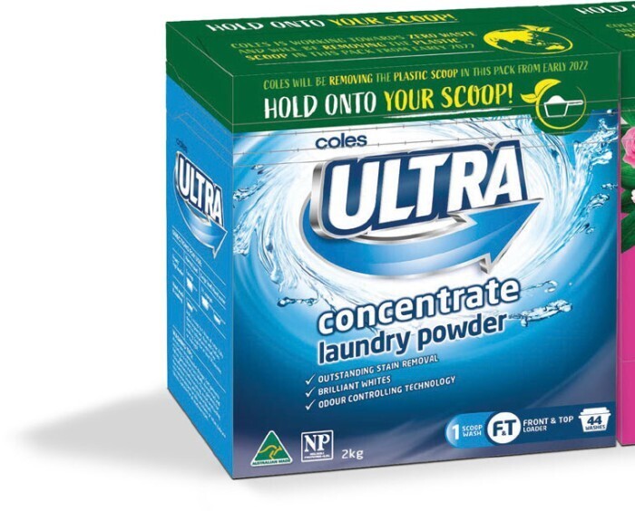 Coles Concentrate Laundry Powder 2kg offer at Coles