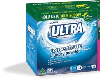 Coles Coles Concentrate Laundry Powder 2kg offer
