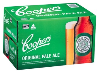 Coles Coopers Original Pale Ale Bottles 24x375mL offer