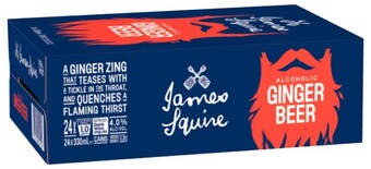 James Squire Ginger Beer Cans 24x330mL