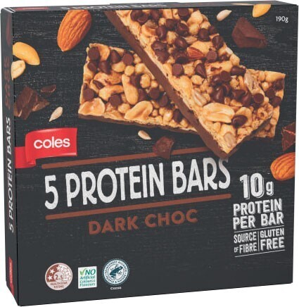 Coles Coles Protein Bars 190g offer