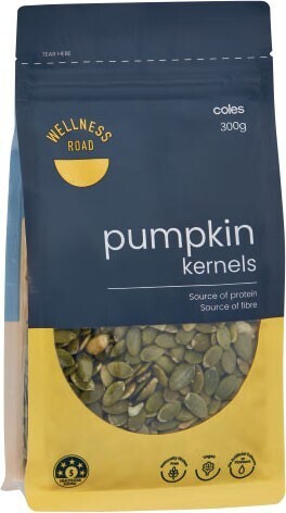 Coles Wellness Road Pumpkin Kernels 300g offer