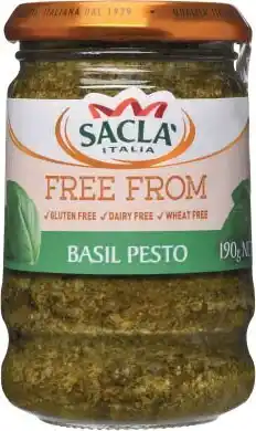 Coles Sacla Free From Pesto 190g offer
