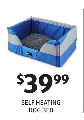 ALDI Self Heating Dog Bed offer