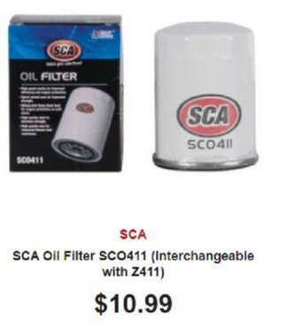 SuperCheap Auto SCA Oil Filter SCO411 (Interchangeable with Z411) offer