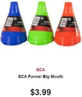 SuperCheap Auto SCA Funnel Big Mouth offer