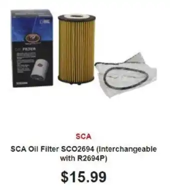 SuperCheap Auto SCA Oil Filter SCO 2694 (Interchangeable with R2694P) offer
