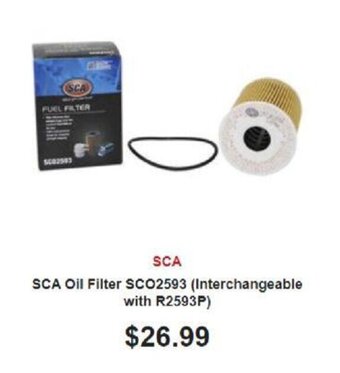SuperCheap Auto SCA Oil Filter SCO2593 (Interchangeable with R2593P) offer