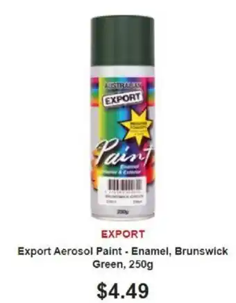 SuperCheap Auto Export Aerosol Paint - Enamel, Brunswick Green, 250g offer