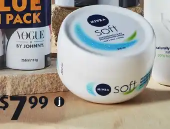 ALDI Nivea Soft Moisturising Creme 300ml offer