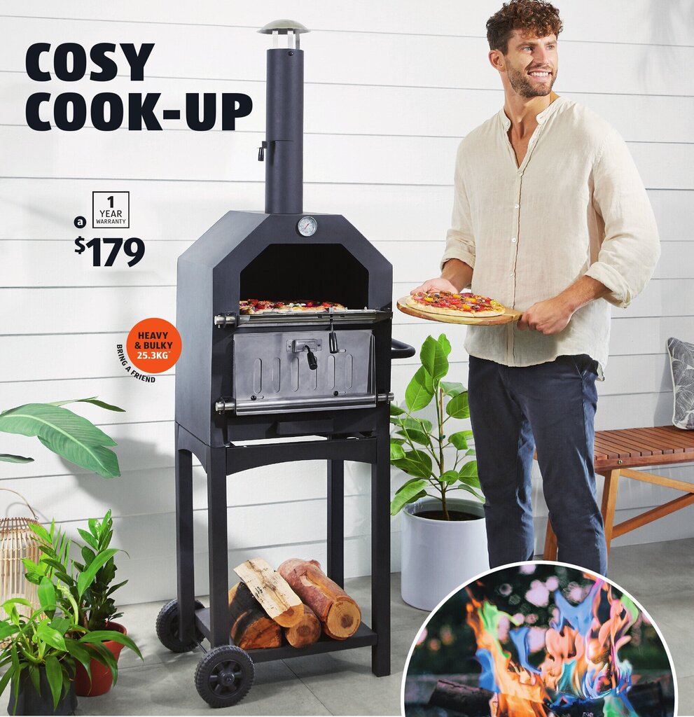 Woodfire Pizza Oven offer at ALDI